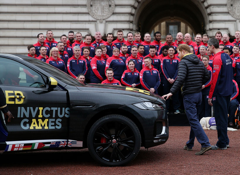 invictus games, jaguar, f-type